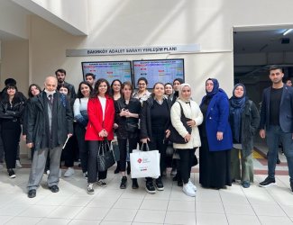 Adalet Meslek Yüksekokulu İstanbul Bakırköy Adliye Sarayı Gezisi